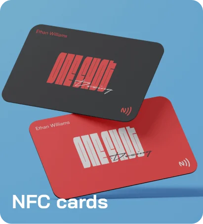 NFC card for digital business card