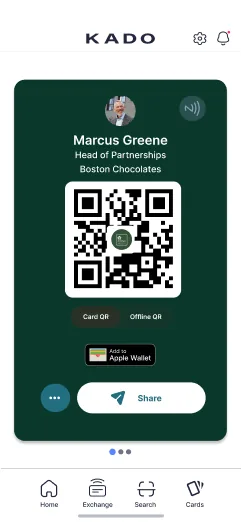 QR code business card on phone - qr-code-business-card-green.webp
