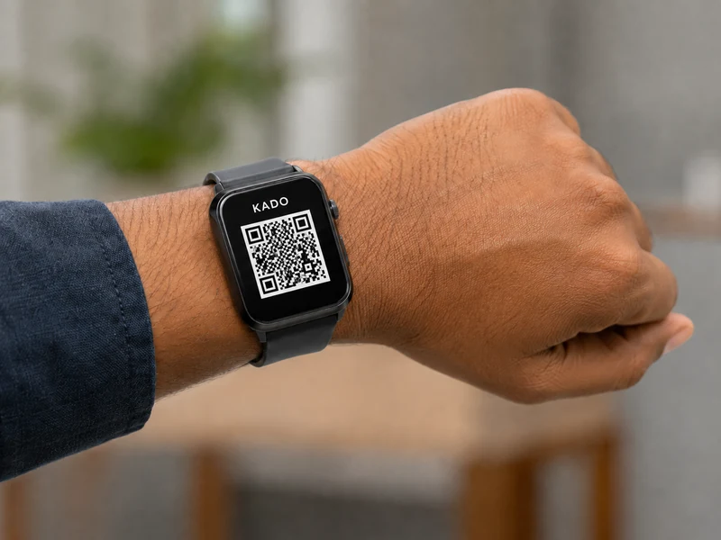 Apple Watch con QR KADO pronto da condividere